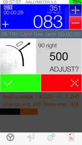 Rallymeter Basic TSD screenshot 1