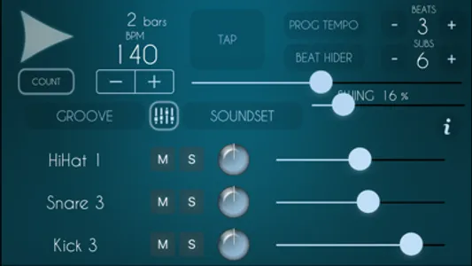 Super Metronome GrooveBox Lite screenshot 1