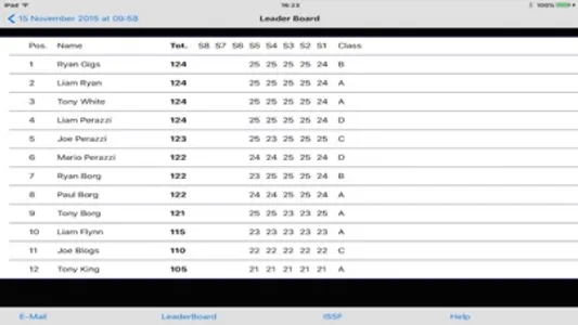 Clay Shooting Club Score Card screenshot 1