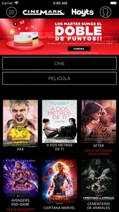 Cinemark Hoyts Argentina screenshot 2