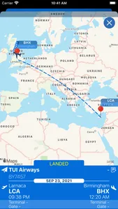 Birmingham Airport BHX + Radar screenshot 2