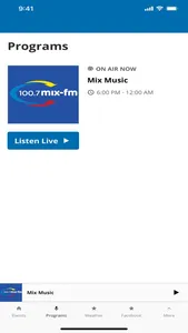 100.7 Mix FM Todays Hit Music screenshot 2