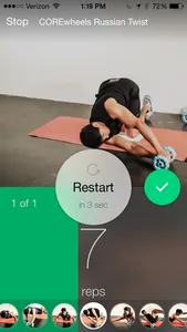 Ab Roller Workouts by CORE Wheels Fitness screenshot 2