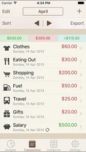 My Budgets screenshot 0