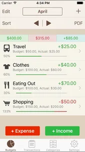 My Budgets screenshot 2