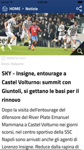 CalcioNapoli24 screenshot 2