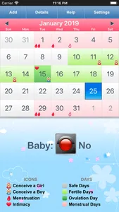 Fertility & Period Tracker screenshot 2