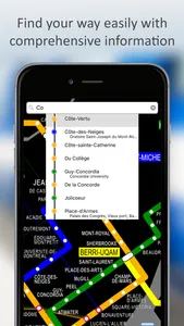 MetroMap Montreal STM Network screenshot 1