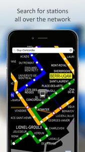 MetroMap Montreal STM Network screenshot 2