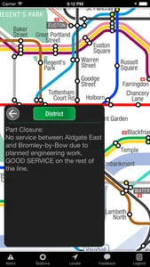KickMap London Tube screenshot 3
