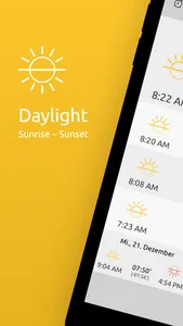 Daylight - Sunrise - Sunset screenshot 0