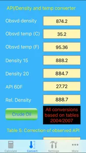 Oilcalcs screenshot 1