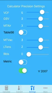 Oilcalcs screenshot 2