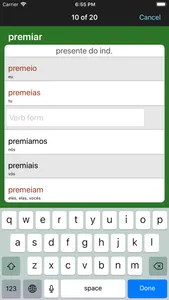 VerbForms Português screenshot 5