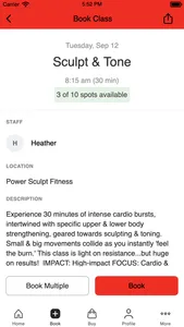 Power Sculpt Fitness screenshot 2