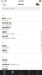 Portuguese Verbs & Conjugation screenshot 0