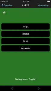 Portuguese Verbs & Conjugation screenshot 6