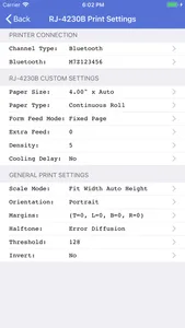 RJ-4040 Print screenshot 2