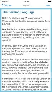 L-Lingo Learn Serbian screenshot 1