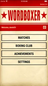 WordBoxer Gold screenshot 1