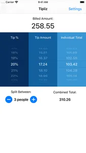 Tipiiz - Tip Calculator screenshot 3