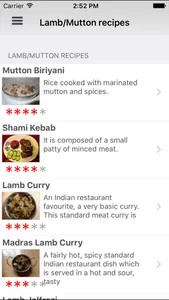 Curry Recipe screenshot 1