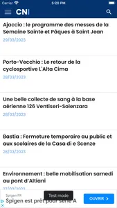 Corse Net Infos screenshot 1