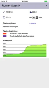 Radroutenplaner Thüringen screenshot 2