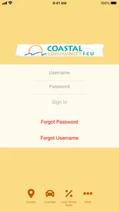 Coastal CFCU screenshot 0