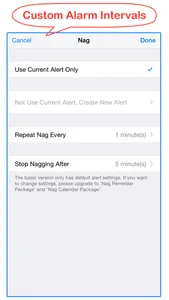 Nag - Repeating Alerts screenshot 1