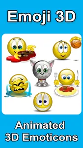 Emojis 3D - Animated Sticker screenshot 0