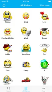 Emojis 3D - Animated Sticker screenshot 1