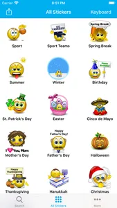 Emojis 3D - Animated Sticker screenshot 2