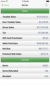 Liberty Sales Summary screenshot 2