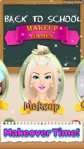 Back To School Makeup Games screenshot 0