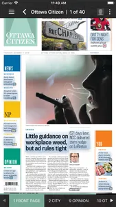 Ottawa Citizen ePaper screenshot 2