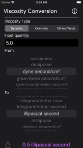 Viscosity Conversion screenshot 0