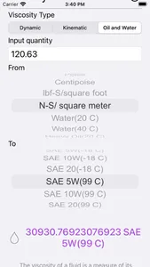 Viscosity Conversion screenshot 6