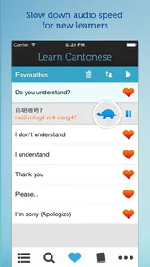 Learn Cantonese - Phrasebook screenshot 2