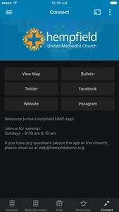 Hempfield UMC screenshot 2