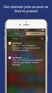 GAAPweb – Finance Job Search screenshot 1