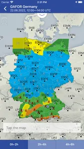 DWD FlugWetter screenshot 5