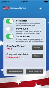 US Citizenship Test Study App screenshot 3