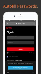 SamuraiSafe Password Manager screenshot 5