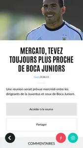 Foot Reader : mercato Football screenshot 1