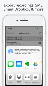 Call Recorder Lite for iPhone screenshot 1