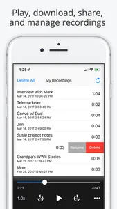 Call Recorder Lite for iPhone screenshot 2