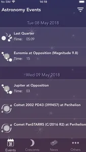 Astronomy Events with Push screenshot 0