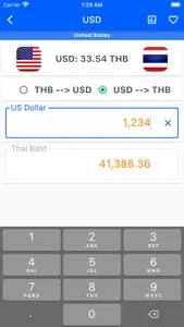 Exchange Rates - THB Currency screenshot 1