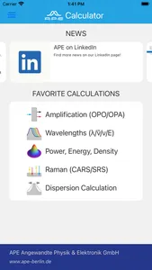 APE Optics Calculator screenshot 4